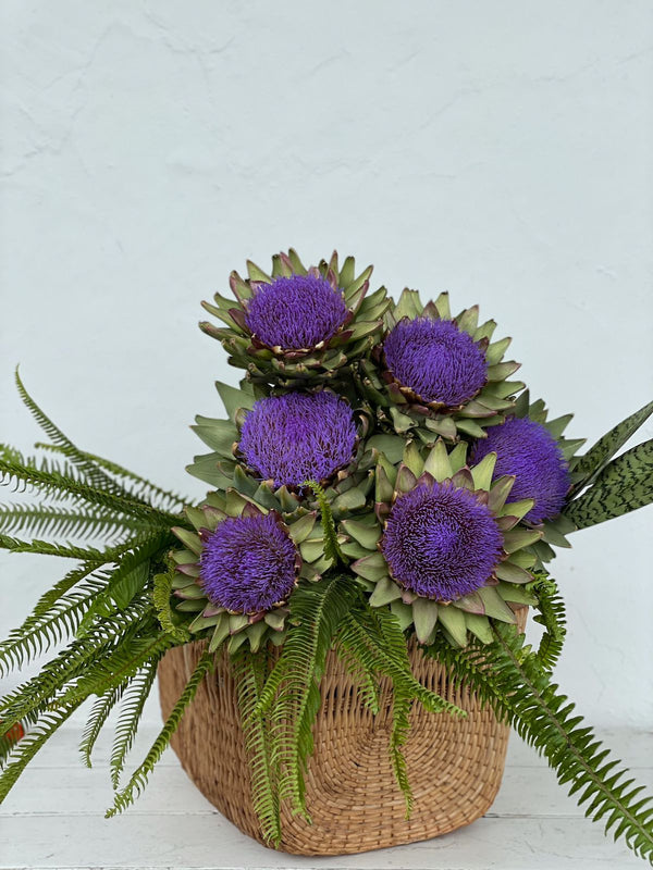 ARTICHOQUE FLOWER - 2 STEAMS
