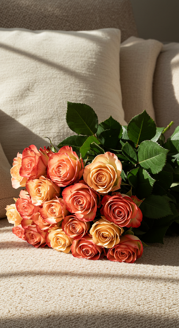 Wholesale 25 Bi-Color  Roses