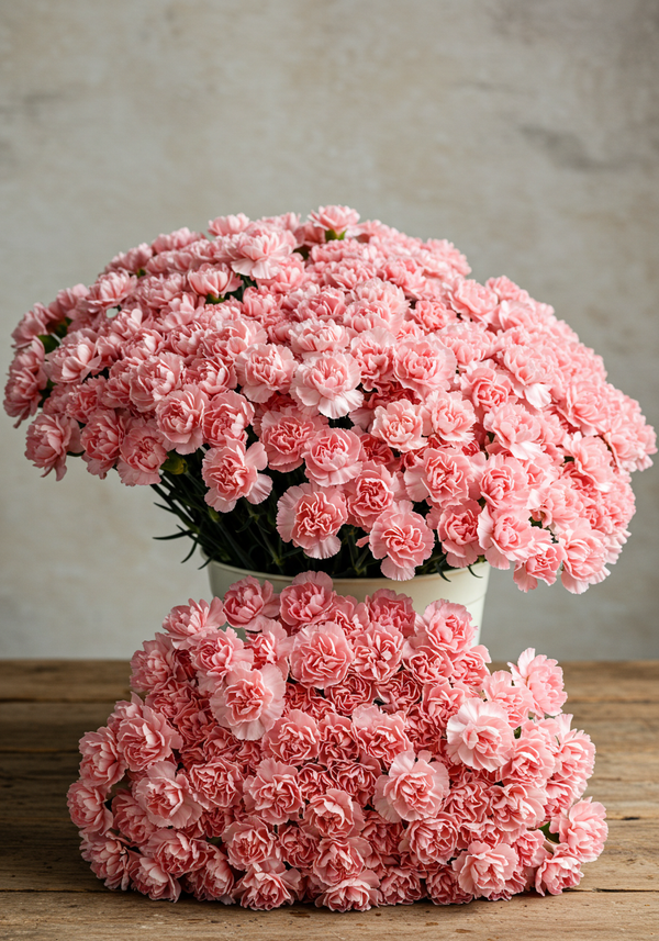 wholesale 50 Light Pink Carnations