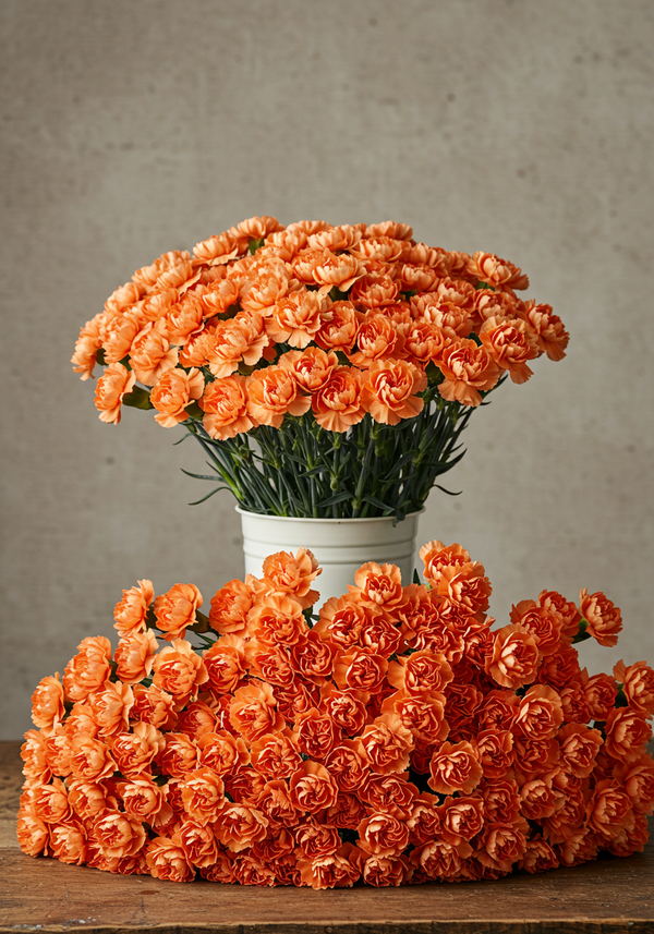 wholesale 50 Orange Carnations