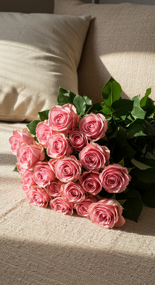 Wholesale 25 Pink Roses