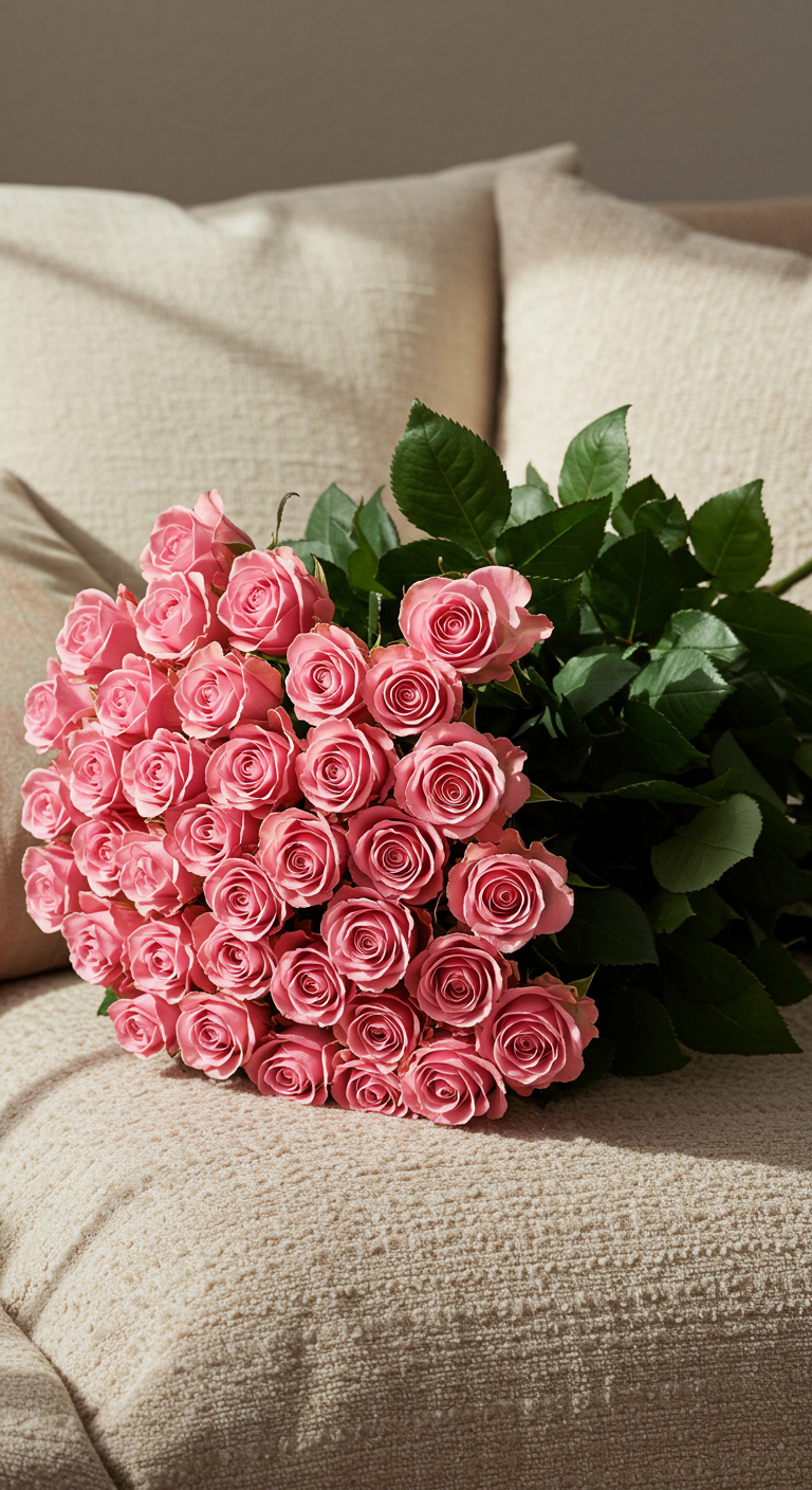 Wholesale 50 Pink Roses