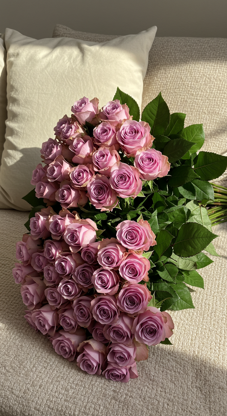 Wholesale 100 Purple Roses
