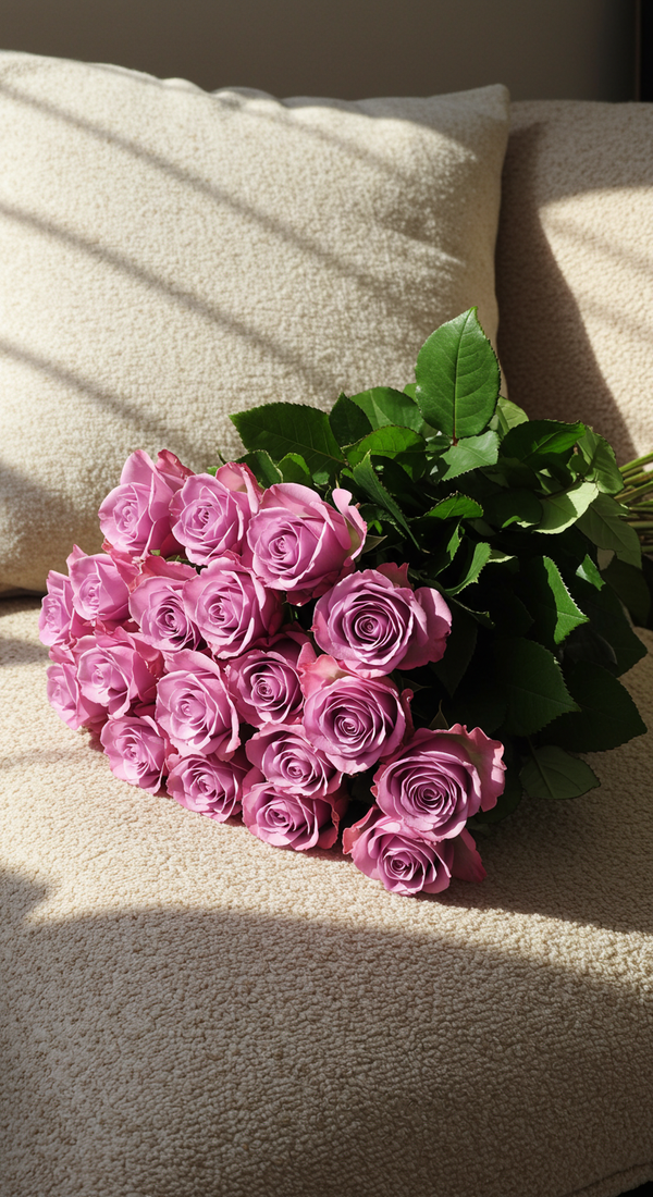Wholesale 25 Purple Roses
