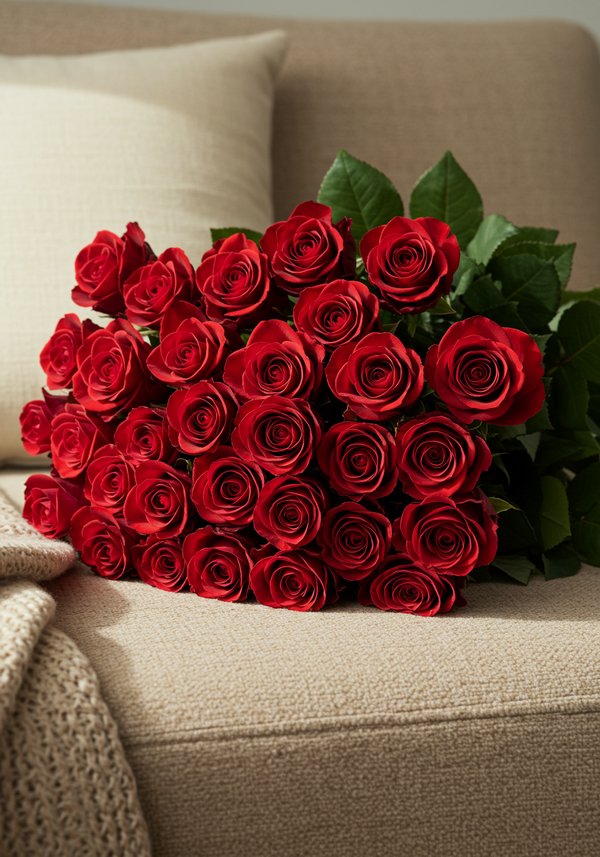 wholesale 25 Red Roses