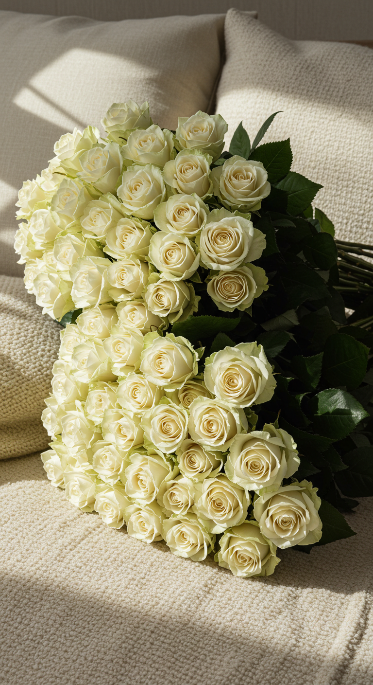 Wholesale 100 White Roses