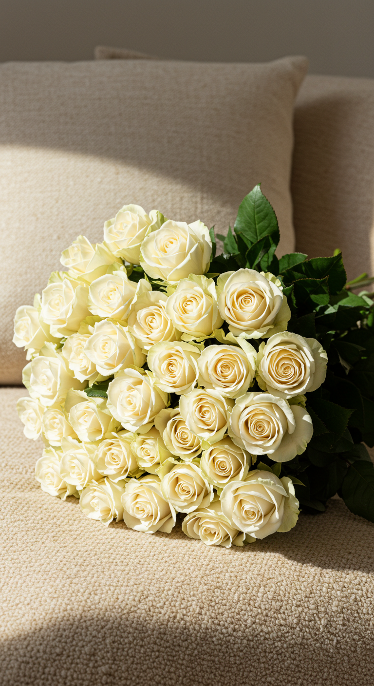 Wholesale 50 White Roses