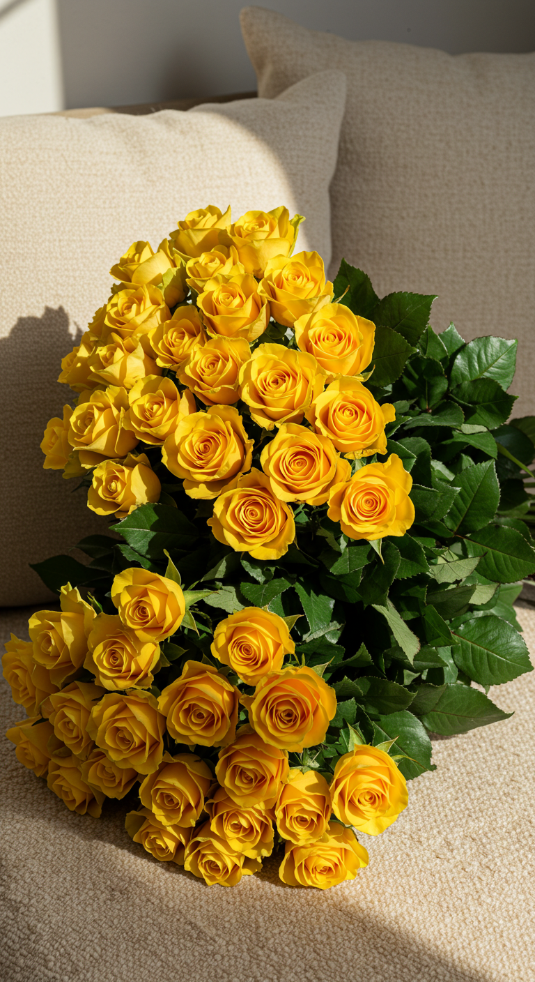 Wholesale 100 Yellow Roses